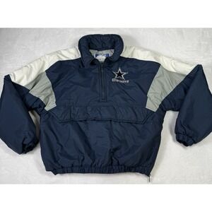 Starter Pro Line Dallas Cowboys Jacket Youth XL 18-20 NFL Vintage Embroidered‎